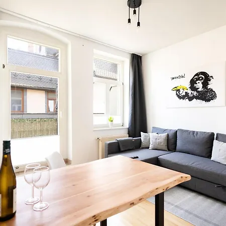 Ko-Living - Haendel Stuben - Street Art Design Apartments - Altstadt - Zentral - Kueche - Smart Tv - Mehrere Apartments - Bis Zu 6 P Halle  Extérieur photo