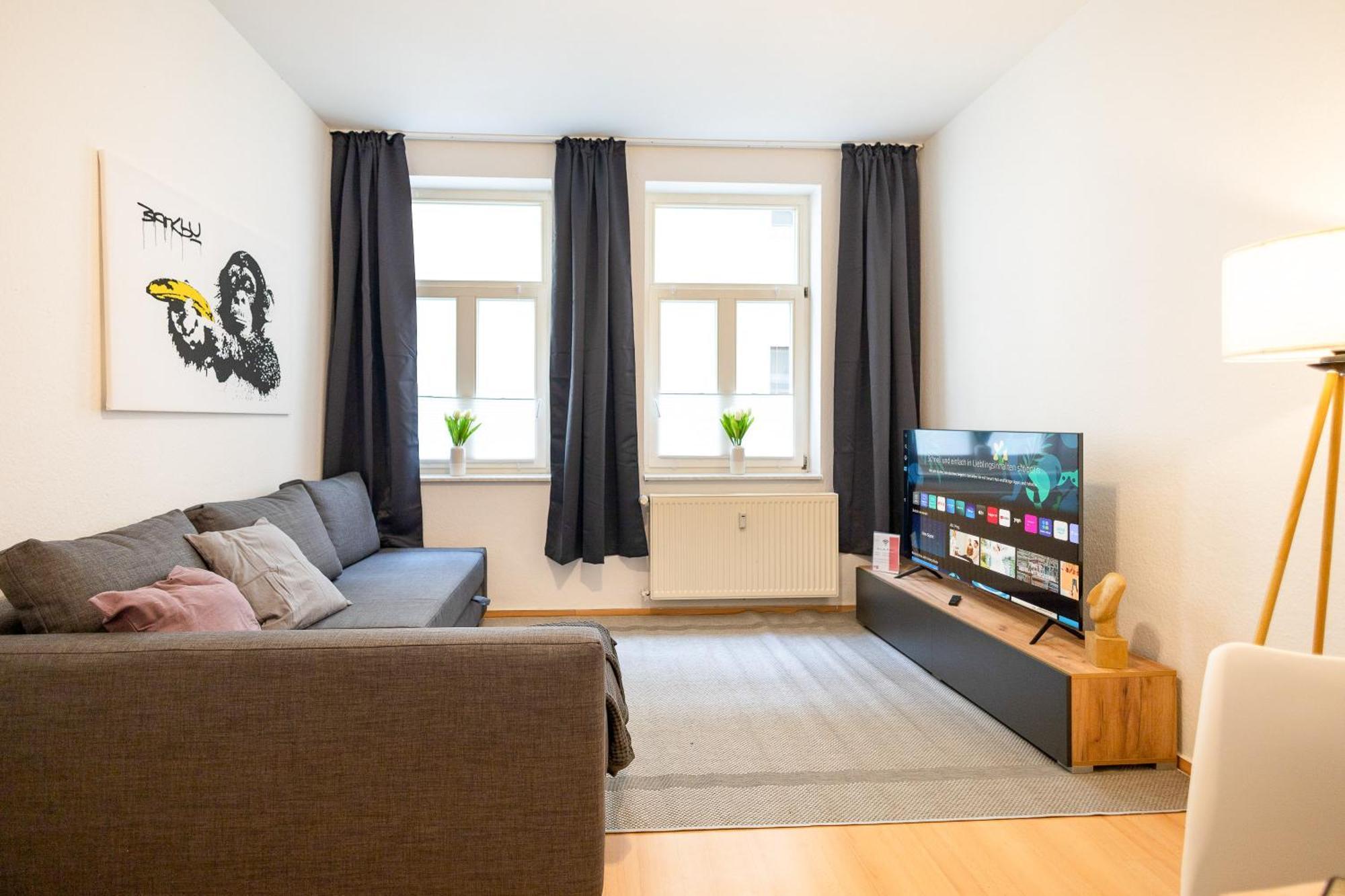 Ko-living - Haendel Stuben - Street Art Design - Altstadt - Zentral - Kueche - Smart Tv - Mehrere - Bis Zu 6 P Appartement *