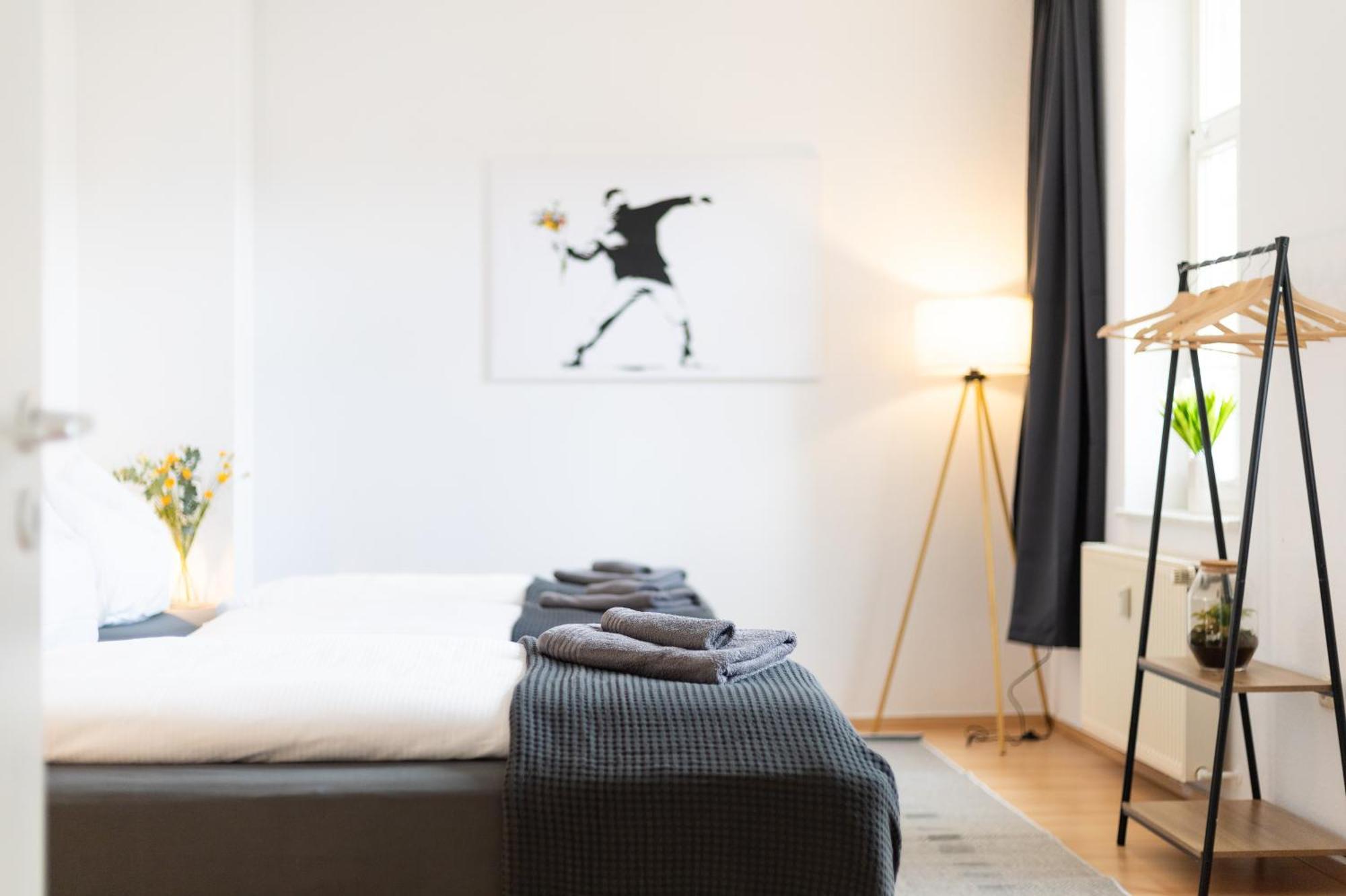 Apartament Ko-living - Haendel Stuben - Street Art Design - Altstadt - Zentral - Kueche - Smart Tv - Mehrere - Bis Zu 6 P