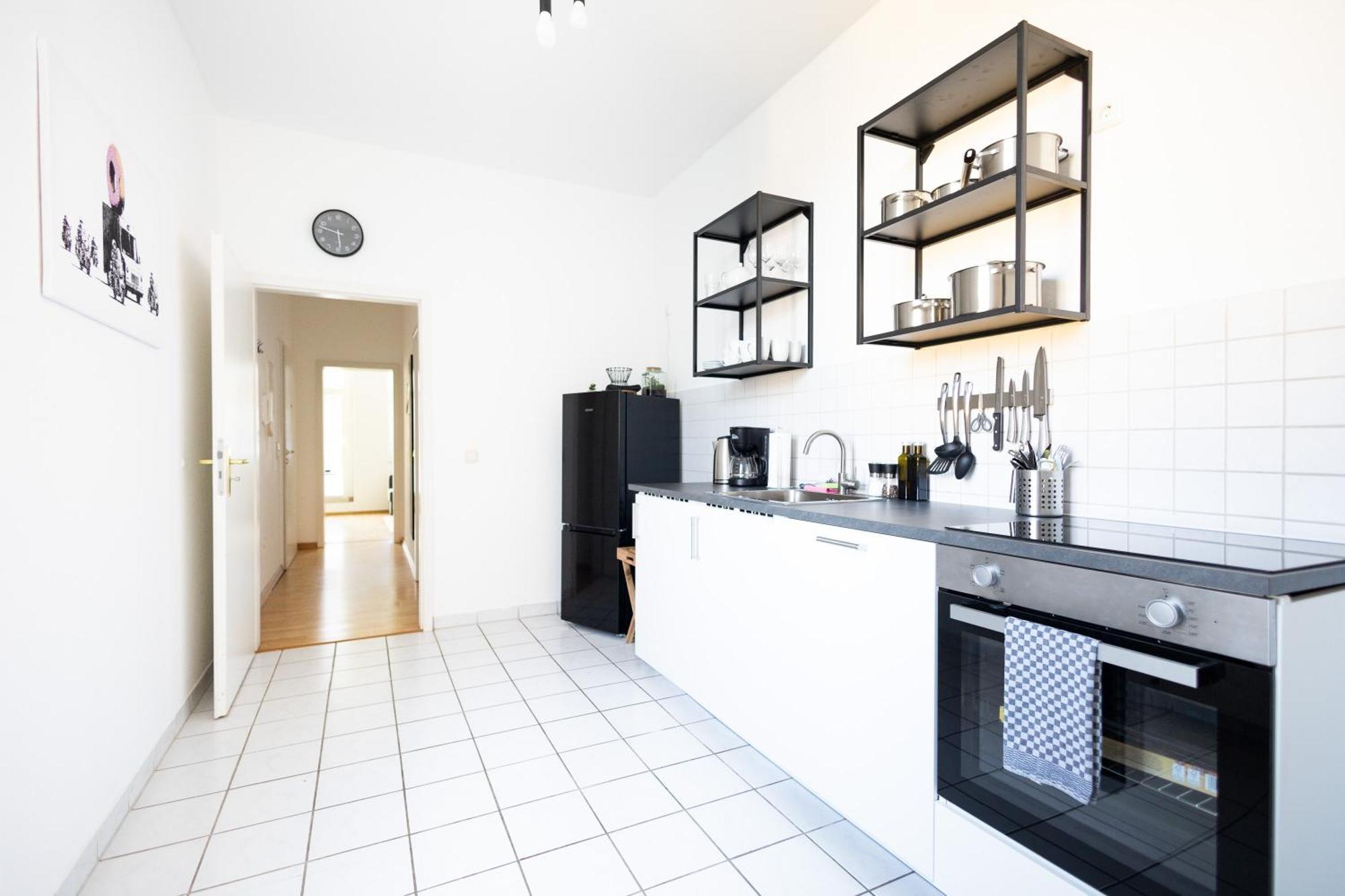 Appartement Ko-living - Haendel Stuben - Street Art Design - Altstadt - Zentral - Kueche - Smart Tv - Mehrere - Bis Zu 6 P *