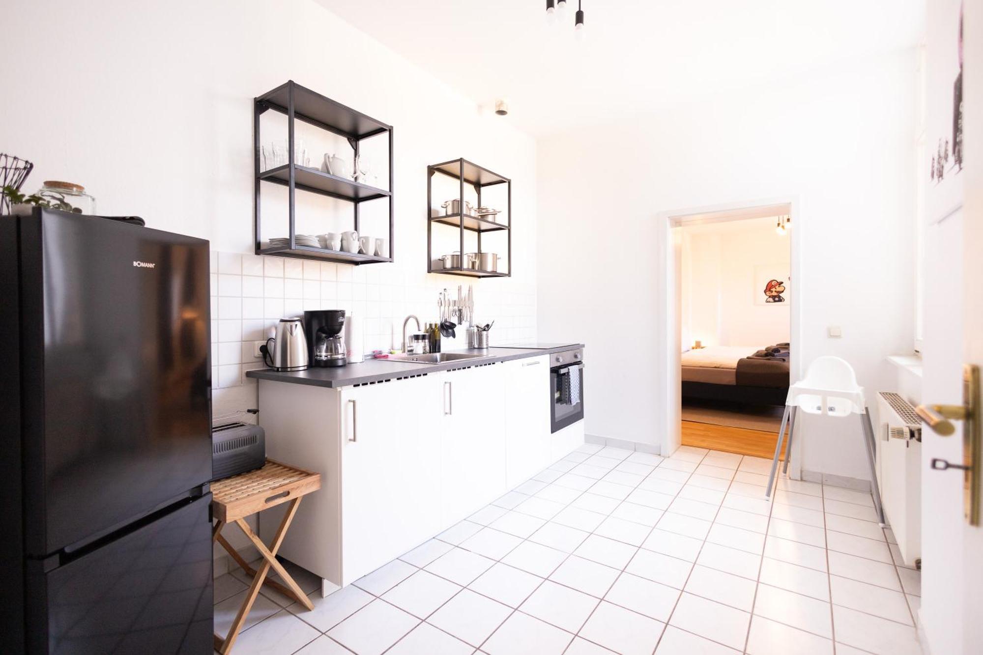 Appartement Ko-living - Haendel Stuben - Street Art Design - Altstadt - Zentral - Kueche - Smart Tv - Mehrere - Bis Zu 6 P Halle (Saale)